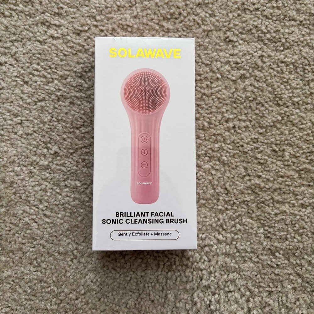 Solawave SONIC Cleansing Brush Massage Exfoliate BRAND NEW